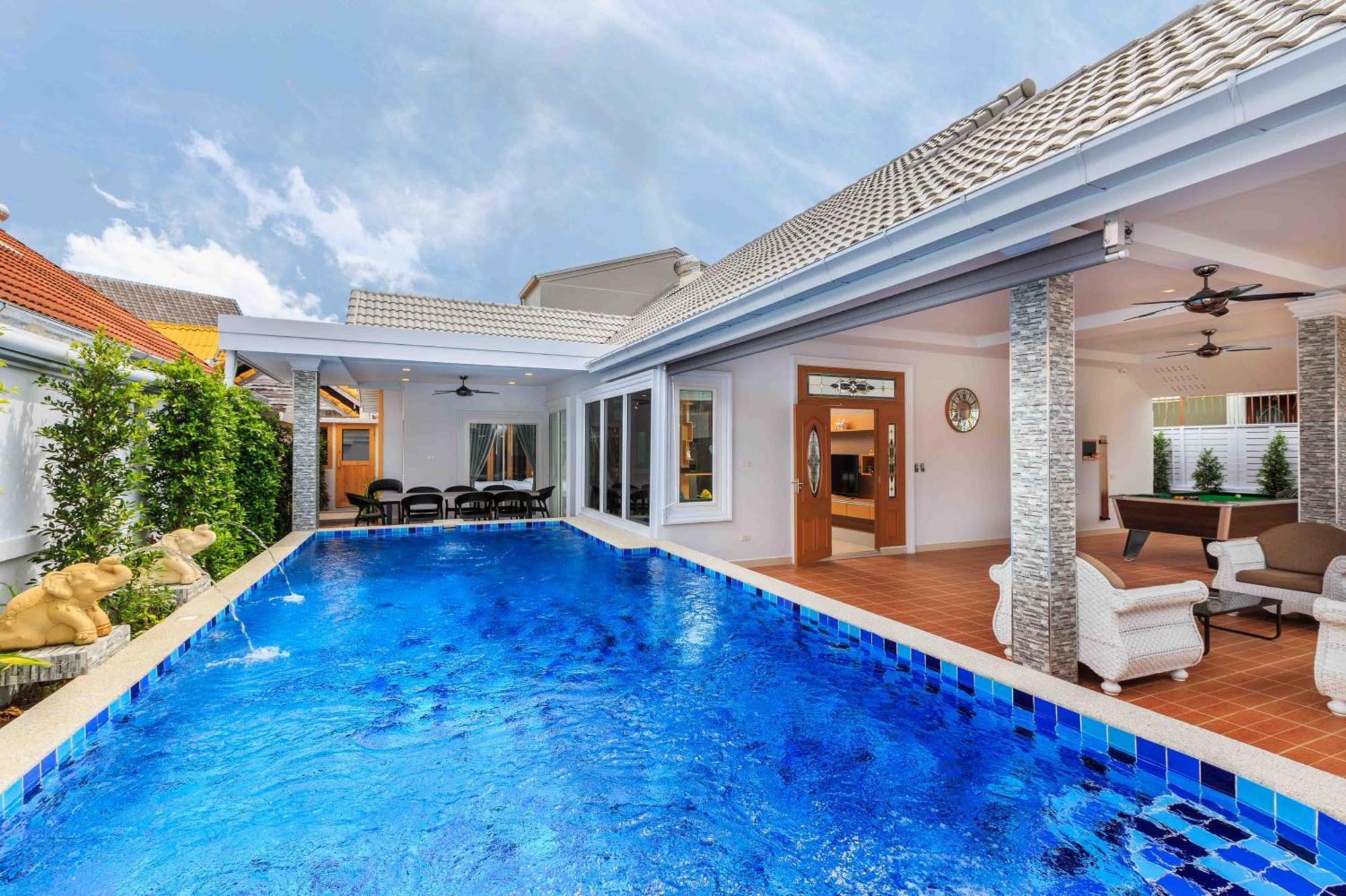 Pattaya Private Villa - Pool,Sauna,Snooker,Bbq Εξωτερικό φωτογραφία
