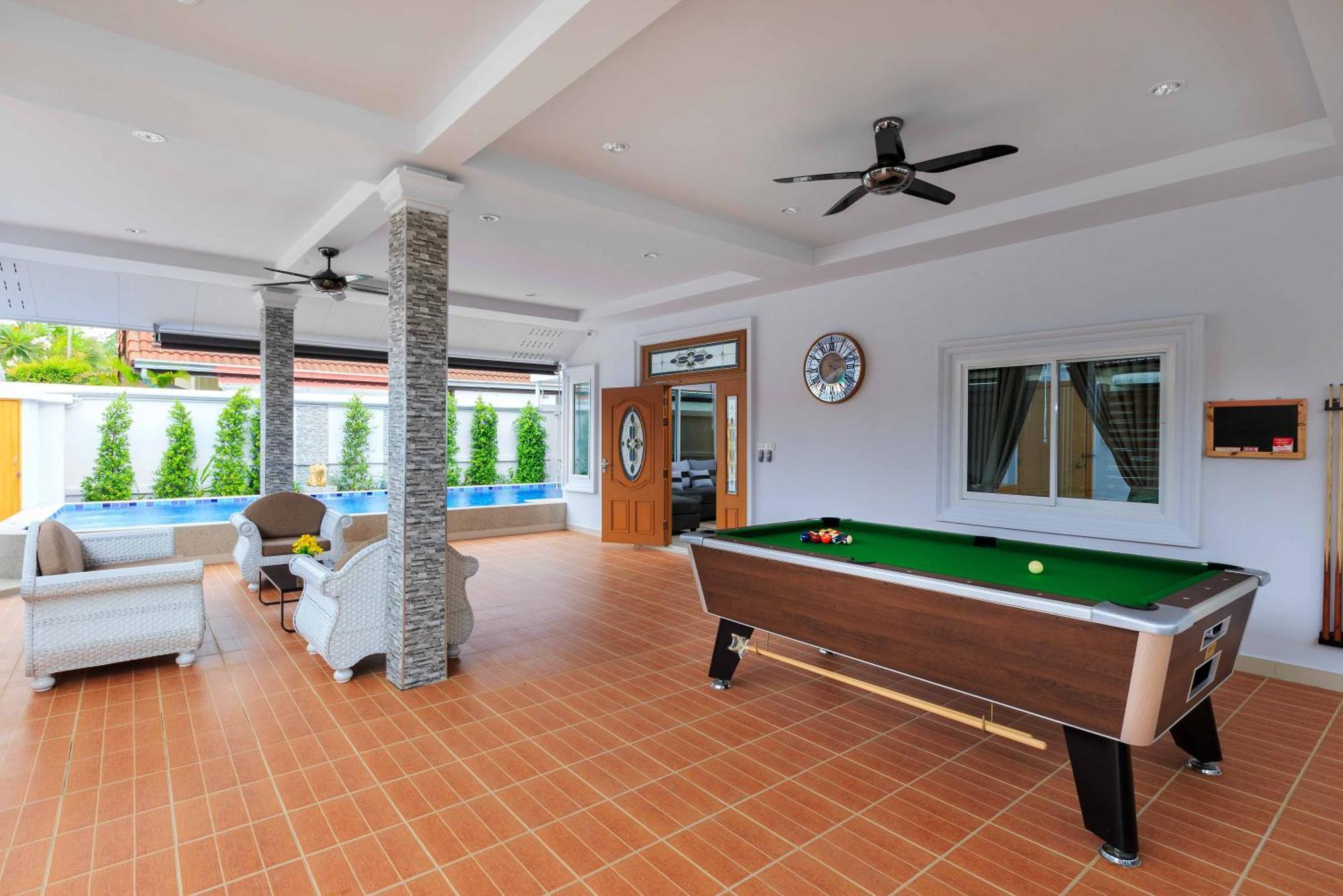 Pattaya Private Villa - Pool,Sauna,Snooker,Bbq Εξωτερικό φωτογραφία